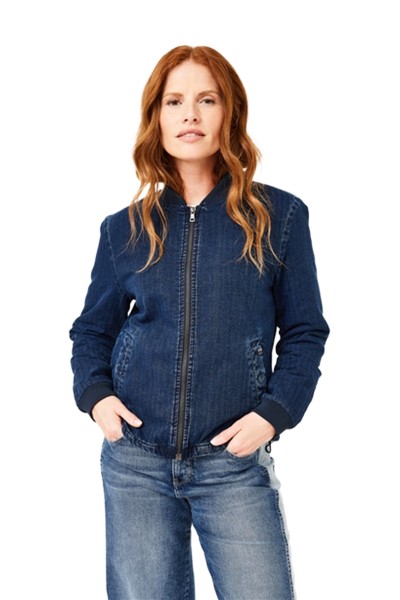 DAMEN COLLEGE JACKE Dark Blue