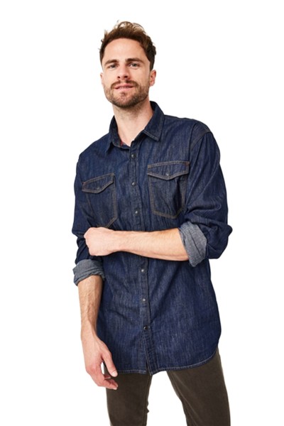 JEANSHEMD Double Face Check Rinse Wash