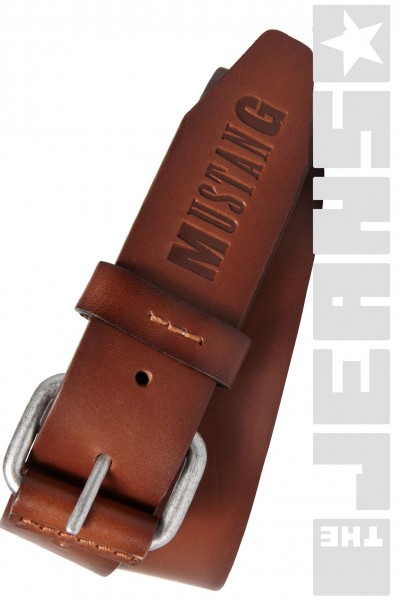 Trendiger Mustang Saturno Ledergürtel 40 mm