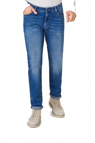 DUKE Dark Blue Vintage Wash Regular Fit