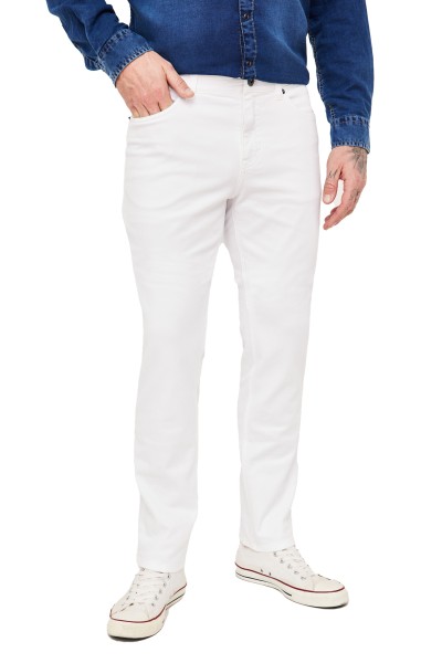 PIPE Weiss Slim Fit